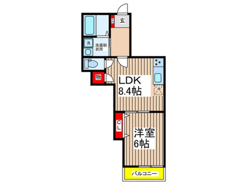 間取図 Ｌｉｋｅ亥鼻