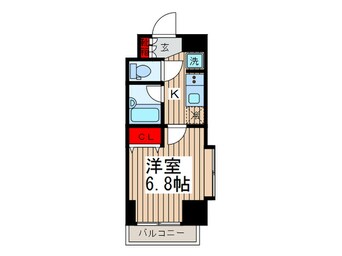 間取図 スカイコート新小岩