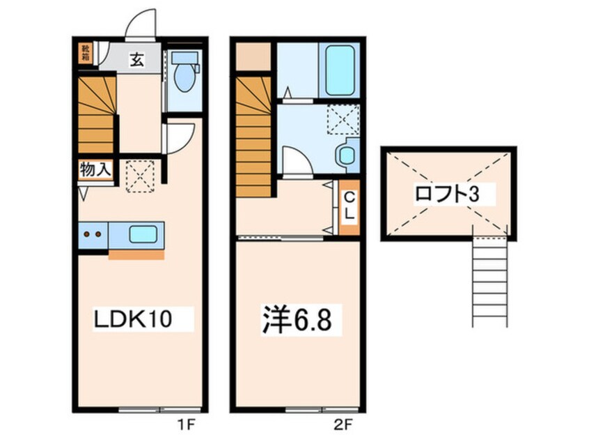 間取図 Ｃａｓａ　Ｏｖｅｓｔ