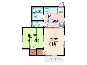 間取図 西村ハイツ