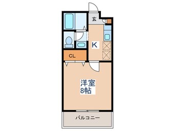 間取図 カ－サ寒山寺