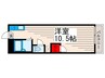 アビタシオン篠崎 1Rの間取り