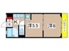日吉第７コーポＥ棟（502） 2Kの間取り