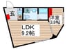 サンマリノ 1LDKの間取り