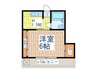 メゾン宗川 1Kの間取り