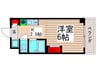 ベイシティハイツ船橋 1Kの間取り