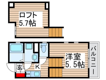 間取図 Glanz新松戸