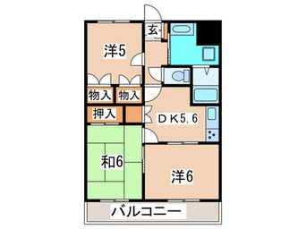 間取図 ロジュマンⅠ