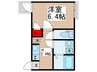 ドエルシバマタ 1Kの間取り