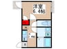 ドエルシバマタ 1Kの間取り