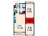 Riziere Village西日暮里 2LDKの間取り