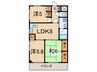 メゾン本庄 3LDKの間取り