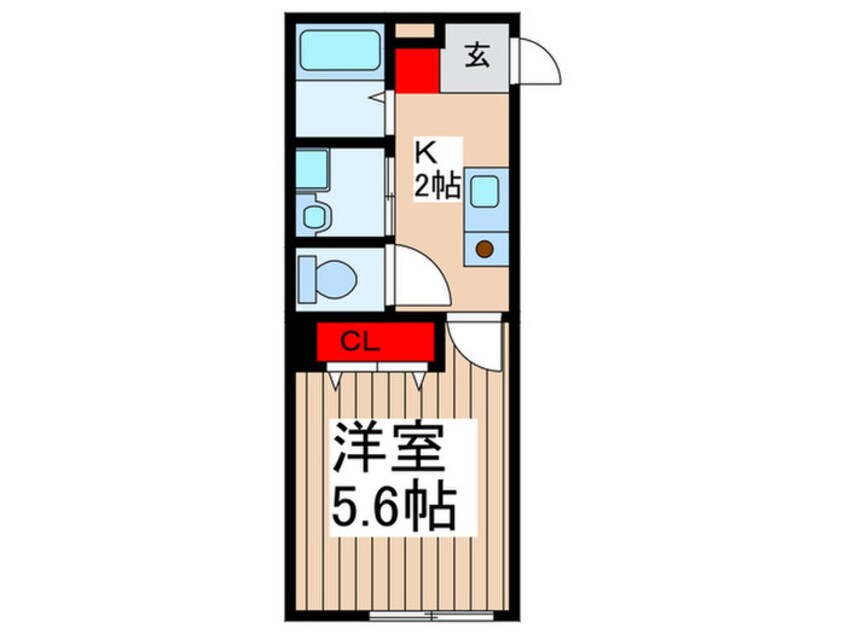 間取図 カタリナガ－デン