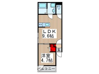 間取図 ディアコート櫛引