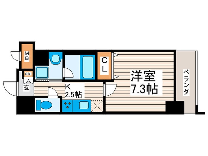間取り図 グランレーヴ東尾久