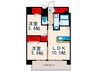 グランレーヴ東尾久 2LDKの間取り