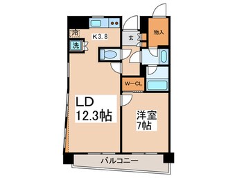 間取図 クレジデンス日本橋浜町