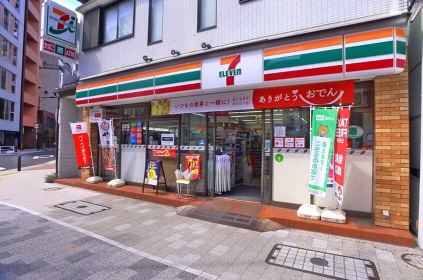 セブン-イレブン 東日本橋駅前店(コンビニ)まで600m クレジデンス日本橋浜町