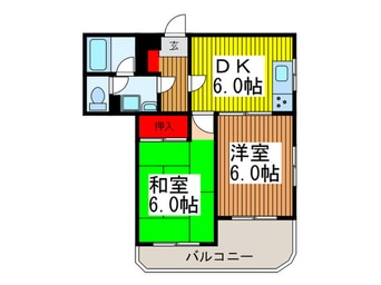 間取図 西川口藤ハイツ