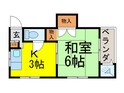 内田荘の間取図
