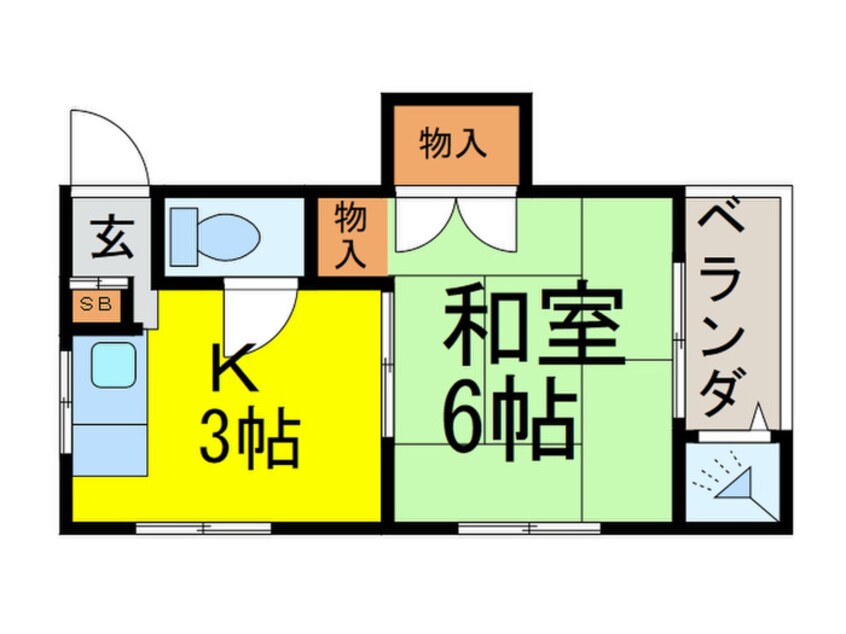 間取図 内田荘