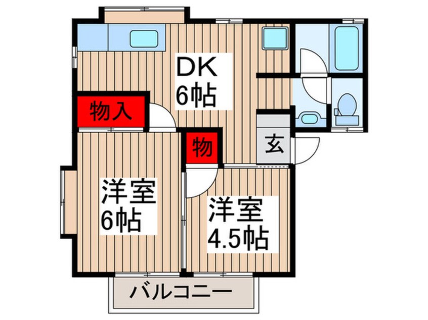 間取図 コトブキコーポ