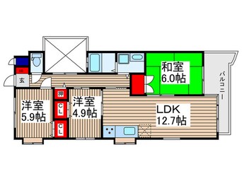 間取図 レクセルコスモ