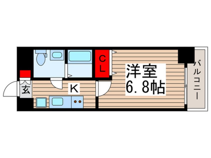 間取図 ラクラス下総中山