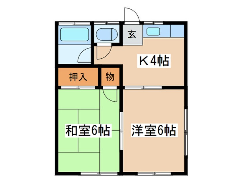 間取図 城南荘