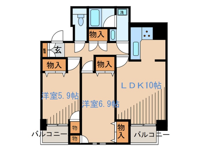 間取り図 グレ－スコ－ト