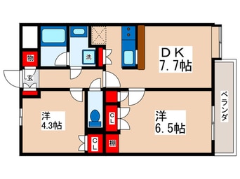 間取図 ハイツ浦安