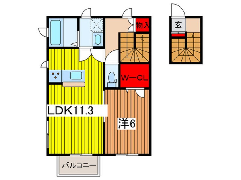 間取図 Baton槇