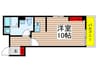 ＳＫビル拾参番館 1Rの間取り