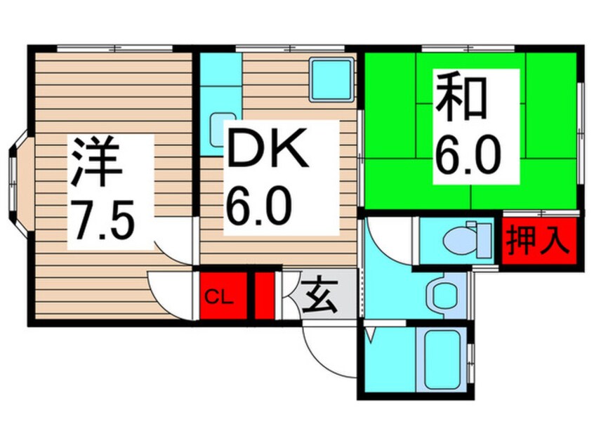 間取図 コ－ポ山本