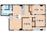 ハイムカズ 3LDKの間取り
