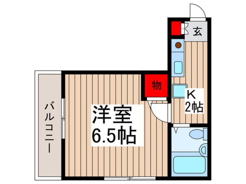 間取図 ｱﾙﾌｧﾈｸｽﾄﾍﾞｲｼﾃｨ津田沼