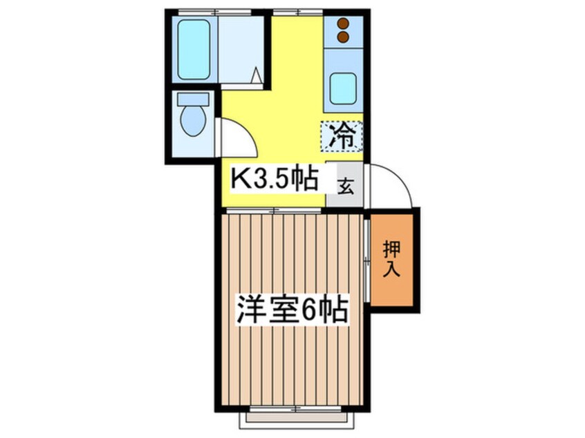 間取図 第二野村コ－ポ