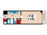 舞浜弐番館 1Kの間取り
