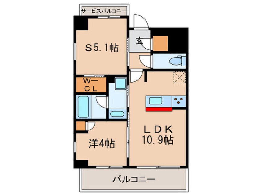 間取図 ディームス品川南大井