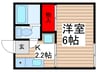 ハイツ井上 1Kの間取り