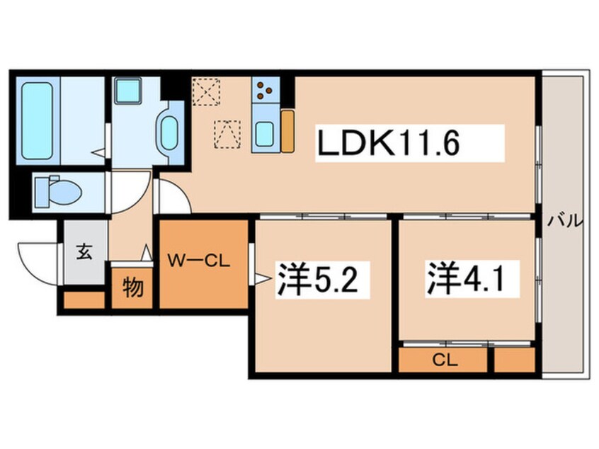 間取図 フェリナーレ