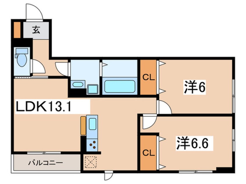 間取図 フェリナーレ