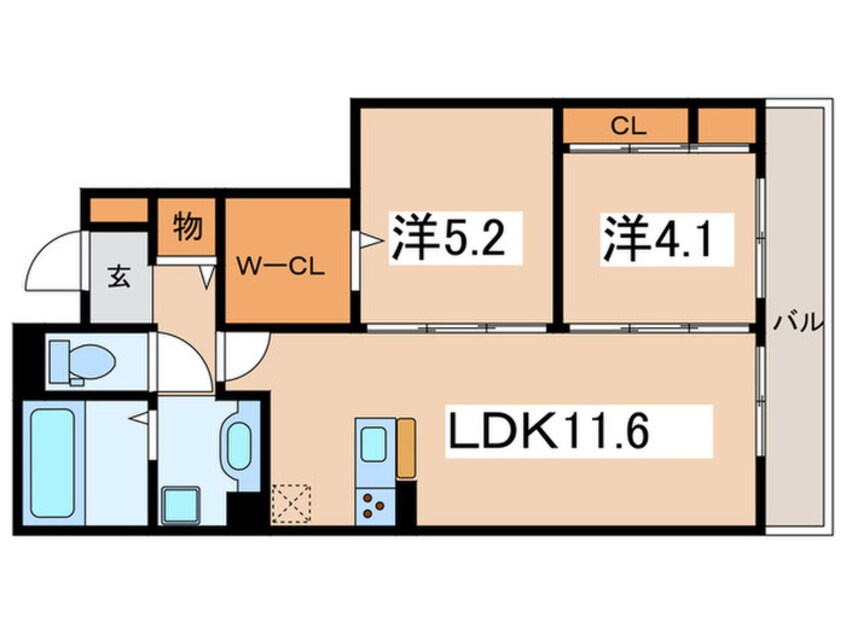 間取図 フェリナーレ