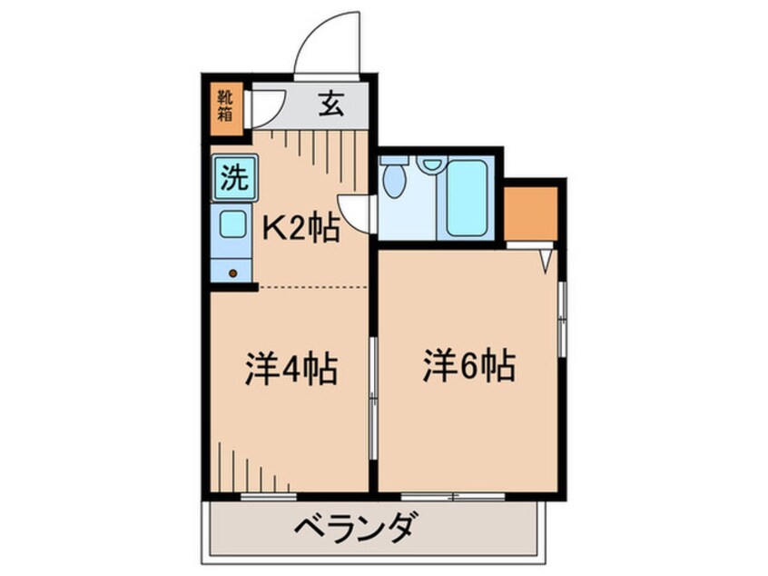 間取図 用賀ケロポリアル