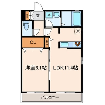 間取図 メゾン ドゥ ソレイユ