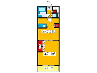 間取図 ユタカローズガーデン