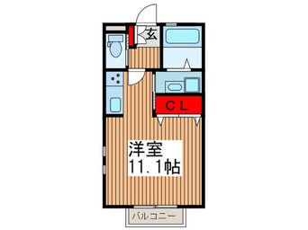 間取図 メゾンレーヴⅡ
