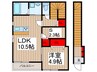グランフォート蕨北町 1LDK+Sの間取り