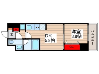 間取図 S-RESIDENCE押上Blossom