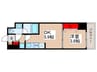 S-RESIDENCE押上Blossom 1DKの間取り